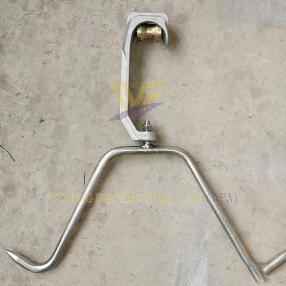 Slaughterhouse Equipment Carcass Pulley Hooks Gambrels Pork Processing Plant