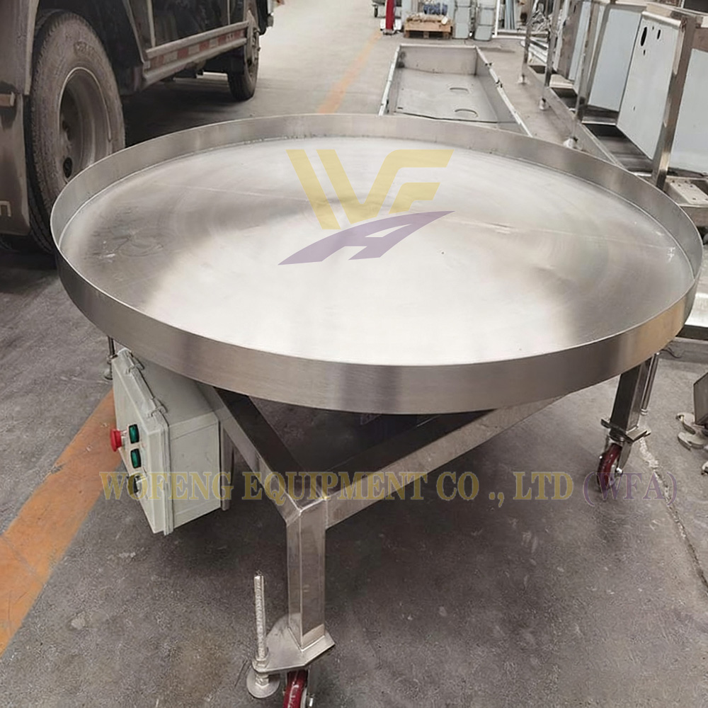 Slaughterhouse Rotary Pigeonholes Packing Table Butcher Equipment